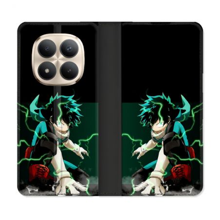 Housse Cuir Portefeuille Pour Xiaomi Redmi Note 15 Pro Plus 5G Manga My Hero Academia Deku