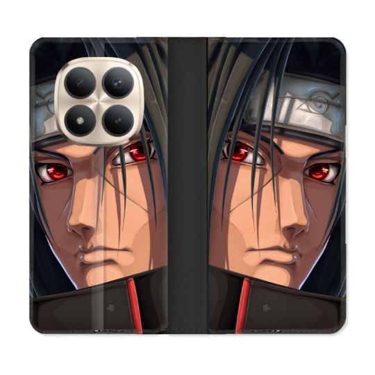 Housse Cuir Portefeuille Pour Xiaomi Redmi Note 15 Pro Plus 5G Manga Naruto Itachi Visage