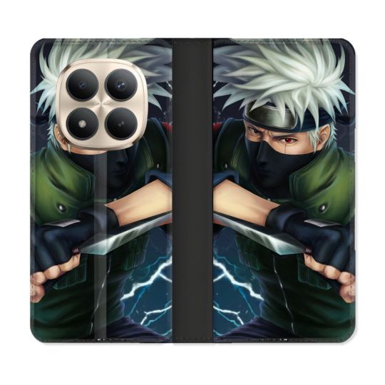 Housse Cuir Portefeuille Pour Xiaomi Redmi Note 15 Pro Plus 5G Manga Naruto Kakashi
