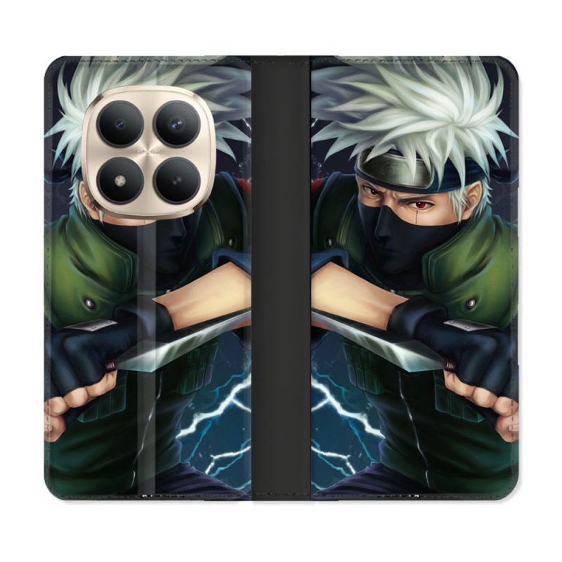 Housse Cuir Portefeuille Pour Xiaomi Redmi Note 15 Pro Plus 5G Manga Naruto Kakashi