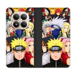 Housse Cuir Portefeuille Pour Xiaomi Redmi Note 15 Pro Plus 5G Manga Naruto Team