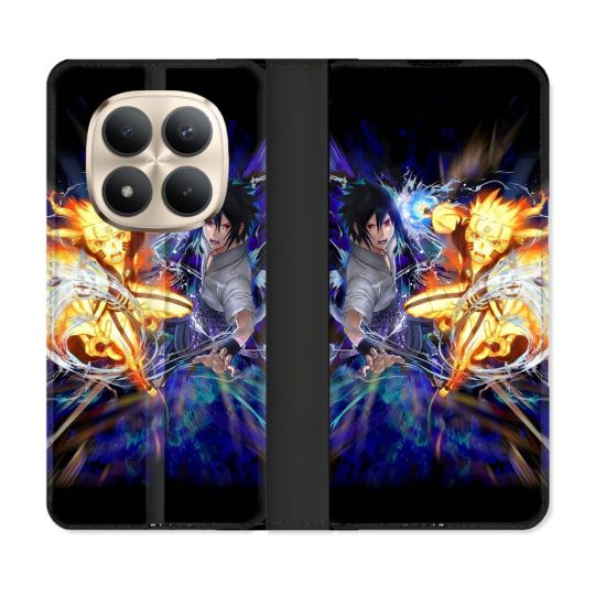 Housse Cuir Portefeuille Pour Xiaomi Redmi Note 15 Pro Plus 5G Manga Naruto VS