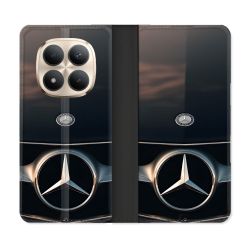 Housse Cuir Portefeuille Pour Xiaomi Redmi Note 15 Pro Plus 5G Mercedes Calendre