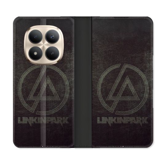 Housse Cuir Portefeuille Pour Xiaomi Redmi Note 15 Pro Plus 5G Musique Rock Linkin Park