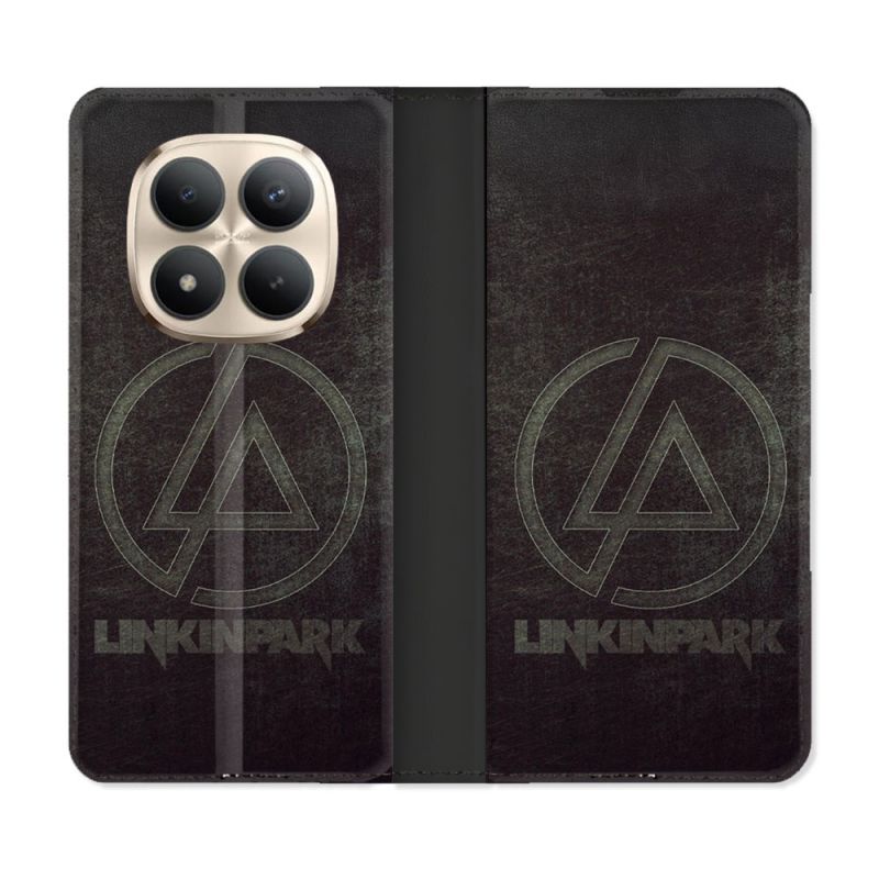 Housse Cuir Portefeuille Pour Xiaomi Redmi Note 15 Pro Plus 5G Musique Rock Linkin Park