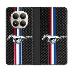 Housse Cuir Portefeuille Pour Xiaomi Redmi Note 15 Pro Plus 5G Mustang