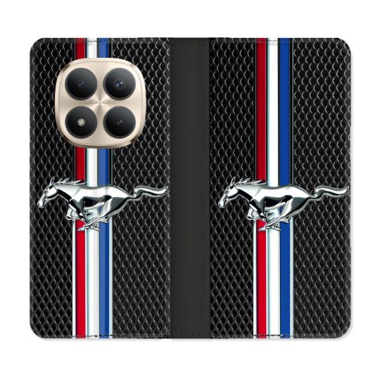 Housse Cuir Portefeuille Pour Xiaomi Redmi Note 15 Pro Plus 5G Mustang