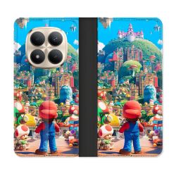 Housse Cuir Portefeuille Pour Xiaomi Redmi Note 15 Pro Plus 5G Nintendo World