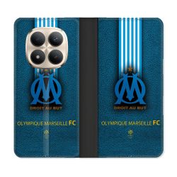 Housse Cuir Portefeuille Pour Xiaomi Redmi Note 15 Pro Plus 5G Olympique Marseille OM Bande