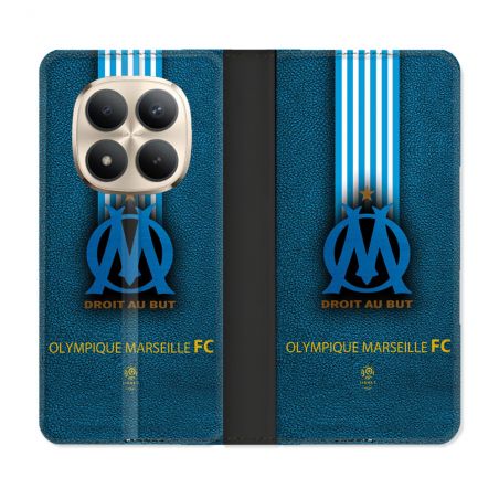 Housse Cuir Portefeuille Pour Xiaomi Redmi Note 15 Pro Plus 5G Olympique Marseille OM Bande