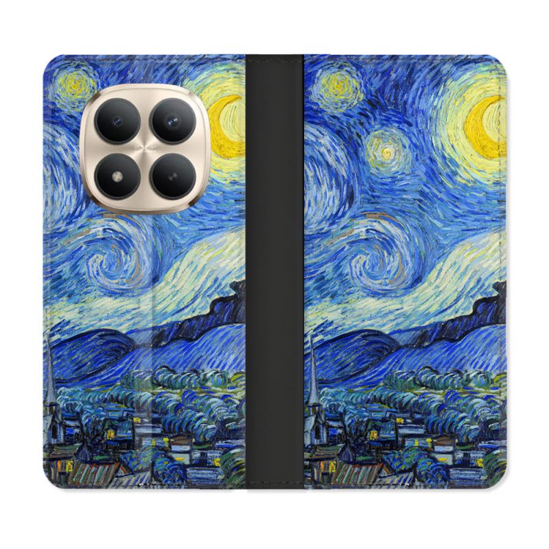 Housse Cuir Portefeuille Pour Xiaomi Redmi Note 15 Pro Plus 5G Peinture La nuit étoilée