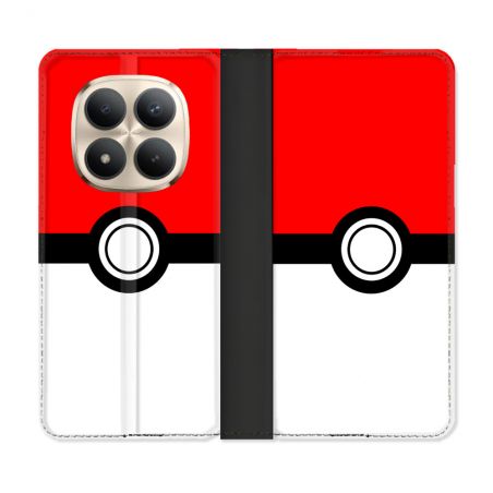 Housse Cuir Portefeuille Pour Xiaomi Redmi Note 15 Pro Plus 5G Pokemon Pokeball