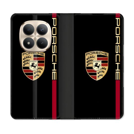 Housse Cuir Portefeuille Pour Xiaomi Redmi Note 15 Pro Plus 5G Porsche Line