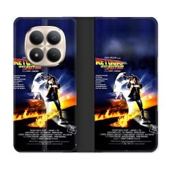 Housse Cuir Portefeuille Pour Xiaomi Redmi Note 15 Pro Plus 5G Retour Vers Le Futur Affiche