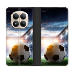 Housse Cuir Portefeuille Pour Xiaomi Redmi Note 15 Pro Plus 5G Sport Football Stade