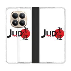 Housse Cuir Portefeuille Pour Xiaomi Redmi Note 15 Pro Plus 5G Sport Judo Logo