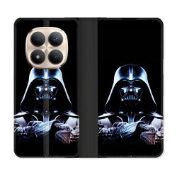 Housse Cuir Portefeuille Pour Xiaomi Redmi Note 15 Pro Plus 5G Star Wars - Dark Vador Noir