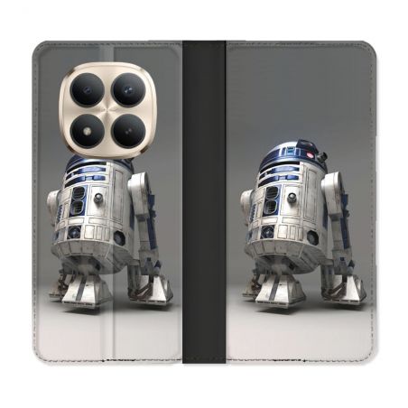 Housse Cuir Portefeuille Pour Xiaomi Redmi Note 15 Pro Plus 5G Star Wars - R2D2
