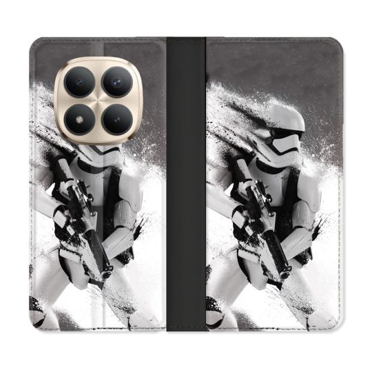 Housse Cuir Portefeuille Pour Xiaomi Redmi Note 15 Pro Plus 5G Star Wars - Trooper