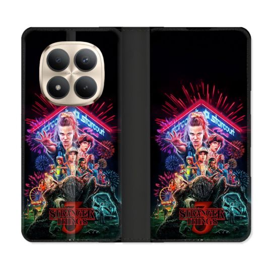 Housse Cuir Portefeuille Pour Xiaomi Redmi Note 15 Pro Plus 5G Stranger Things Affiche 3