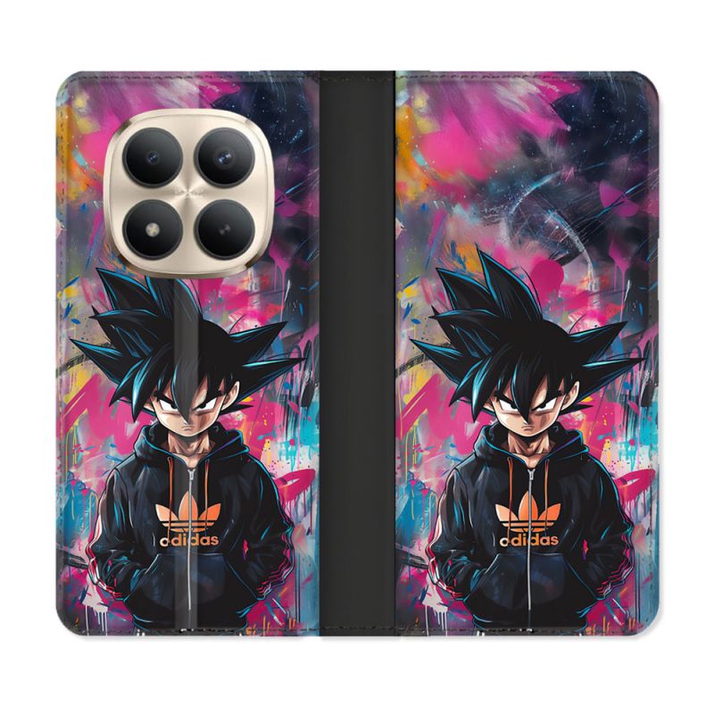 Housse Cuir Portefeuille Pour Xiaomi Redmi Note 15 Pro Plus 5G Street Art Sangoku