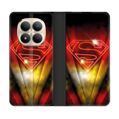 Housse Cuir Portefeuille Pour Xiaomi Redmi Note 15 Pro Plus 5G Superman Logo