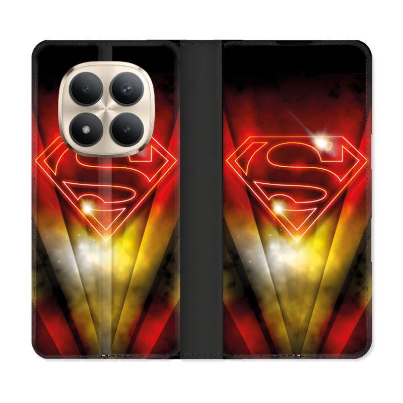 Housse Cuir Portefeuille Pour Xiaomi Redmi Note 15 Pro Plus 5G Superman Logo
