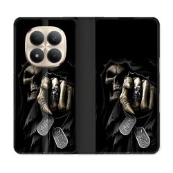 Housse Cuir Portefeuille Pour Xiaomi Redmi Note 15 Pro Plus 5G Tete de Mort Your Next