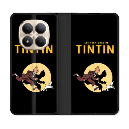Housse Cuir Portefeuille Pour Xiaomi Redmi Note 15 Pro Plus 5G Tintin Classique