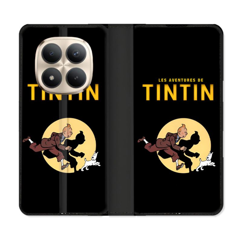 Housse Cuir Portefeuille Pour Xiaomi Redmi Note 15 Pro Plus 5G Tintin Classique