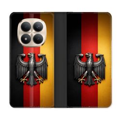 Housse Cuir Portefeuille Pour Xiaomi Redmi Note 15 Pro Plus 5G Voyage Drapeau Allemagne