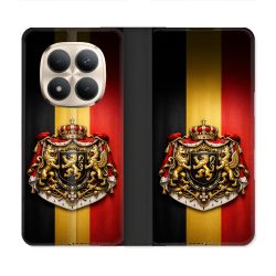 Housse Cuir Portefeuille Pour Xiaomi Redmi Note 15 Pro Plus 5G Voyage Drapeau Belgique