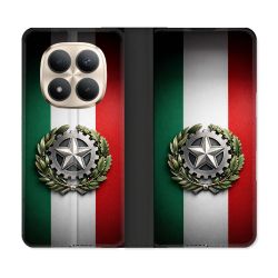 Housse Cuir Portefeuille Pour Xiaomi Redmi Note 15 Pro Plus 5G Voyage Drapeau Italie