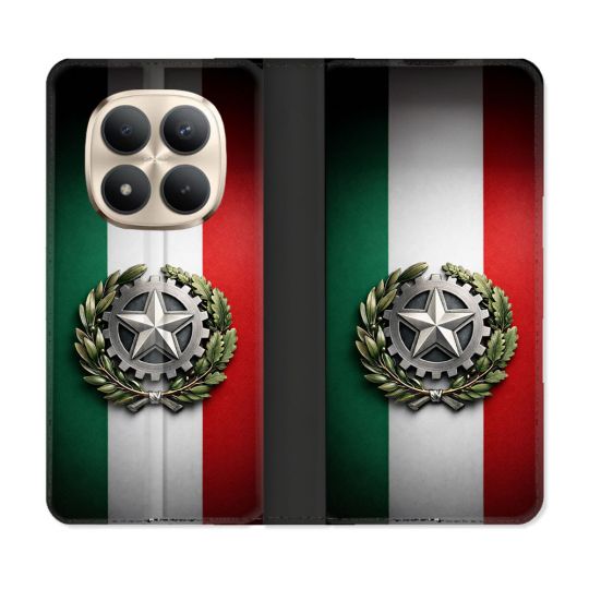 Housse Cuir Portefeuille Pour Xiaomi Redmi Note 15 Pro Plus 5G Voyage Drapeau Italie