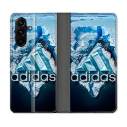 Housse Cuir Portefeuille Pour Samsung Galaxy A37 5G Adidas Iceberg