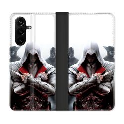 Housse Cuir Portefeuille Pour Samsung Galaxy A37 5G Assassin Creed Mask