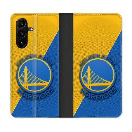 Housse Cuir Portefeuille Pour Samsung Galaxy A37 5G Basket Golden State Warriors