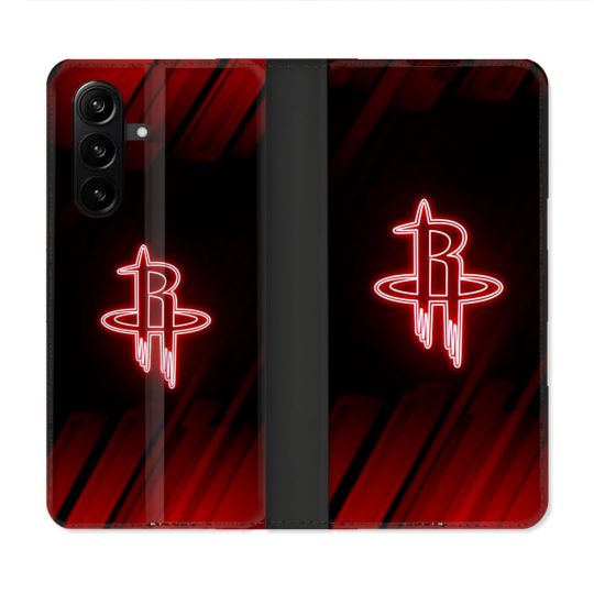 Housse Cuir Portefeuille Pour Samsung Galaxy A37 5G Basket Houston Rockets