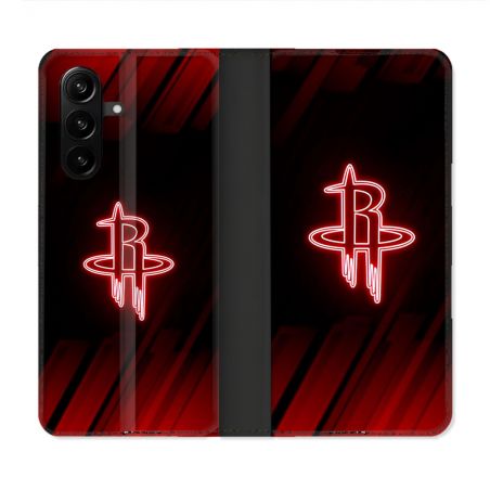Housse Cuir Portefeuille Pour Samsung Galaxy A37 5G Basket Houston Rockets