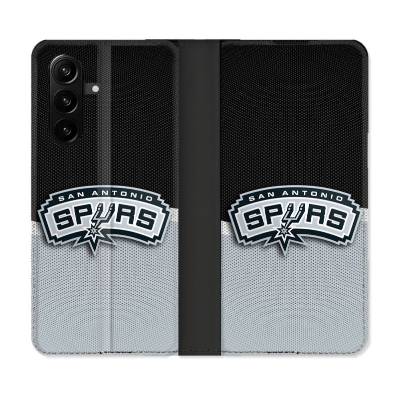 Housse Cuir Portefeuille Pour Samsung Galaxy A37 5G Basket San Antonio Spurs