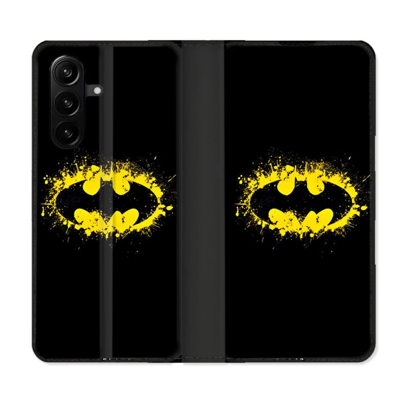 Housse Cuir Portefeuille Pour Samsung Galaxy A37 5G Batman Logo