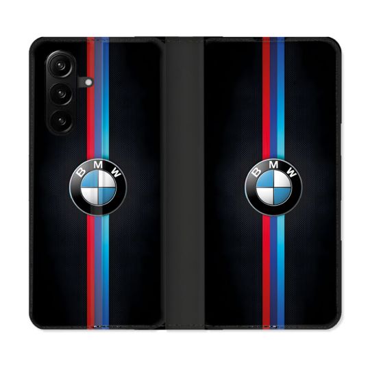 Housse Cuir Portefeuille Pour Samsung Galaxy A37 5G BMW Logo