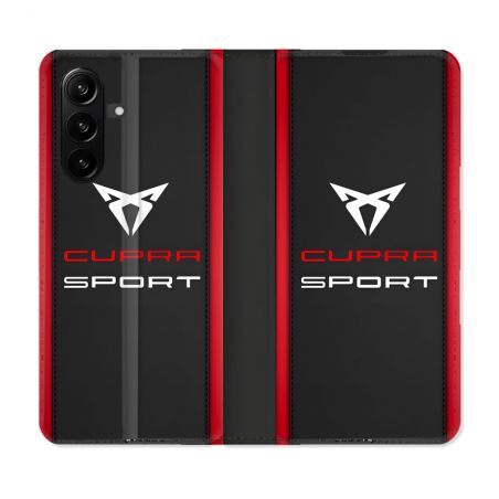 Housse Cuir Portefeuille Pour Samsung Galaxy A37 5G Cupra