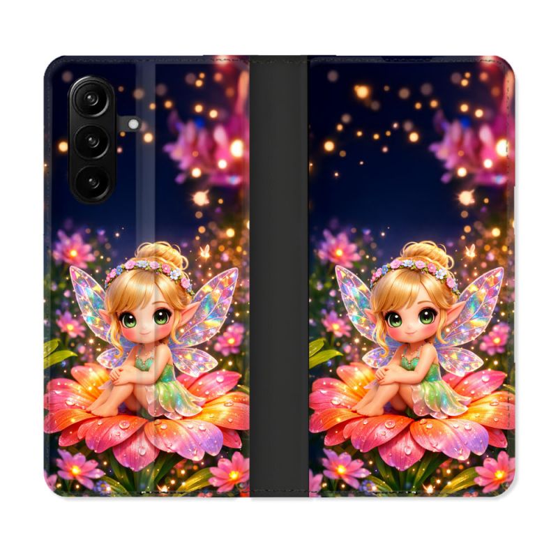 Housse Cuir Portefeuille Pour Samsung Galaxy A37 5G Fantastique Fee Kawaii