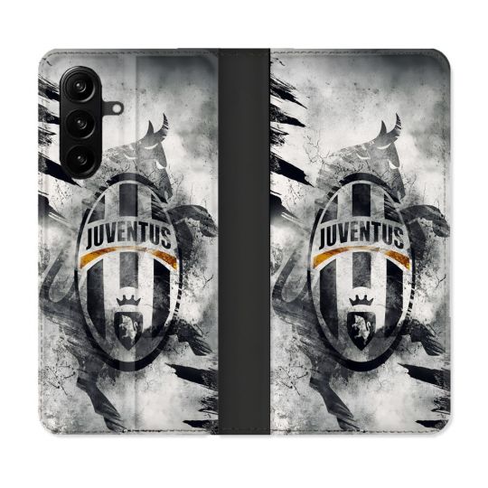Housse Cuir Portefeuille Pour Samsung Galaxy A37 5G Foot Juventus Turin