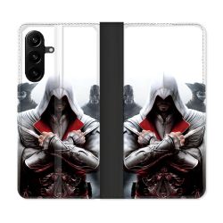 Housse Cuir Portefeuille Pour Samsung Galaxy A27 5G Assassin Creed Mask