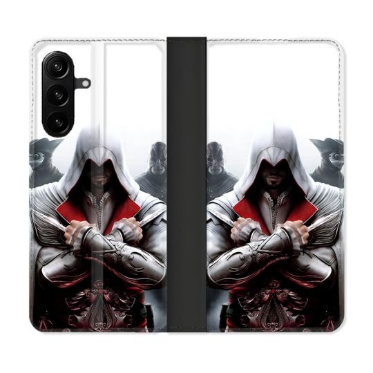 Housse Cuir Portefeuille Pour Samsung Galaxy A27 5G Assassin Creed Mask