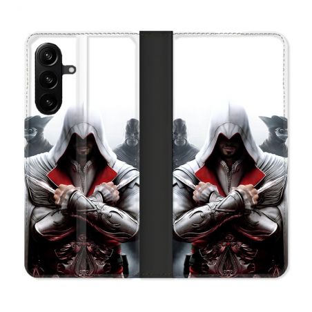 Housse Cuir Portefeuille Pour Samsung Galaxy A27 5G Assassin Creed Mask