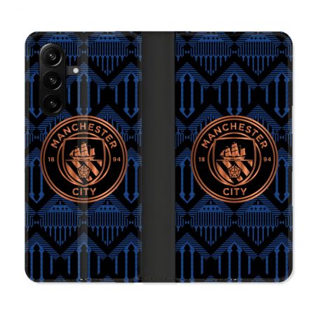 Housse Cuir Portefeuille Pour Samsung Galaxy A37 5G Foot Manchester City