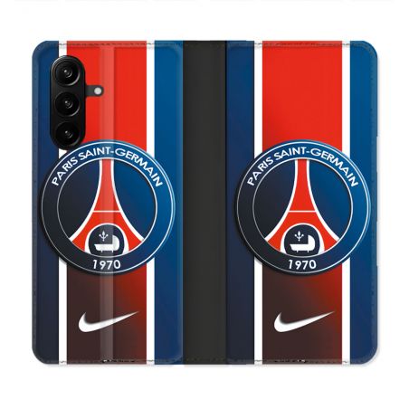 Housse Cuir Portefeuille Pour Samsung Galaxy A37 5G Foot PSG 1970